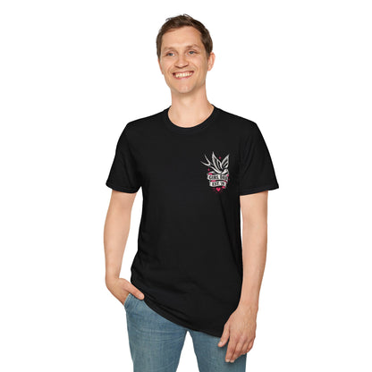 Raising Rebels Girl Dad Biker Graphic Tee