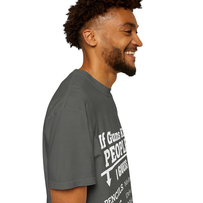 If Guns Kill People Funny Firearm Statement Comfort Colors Tee