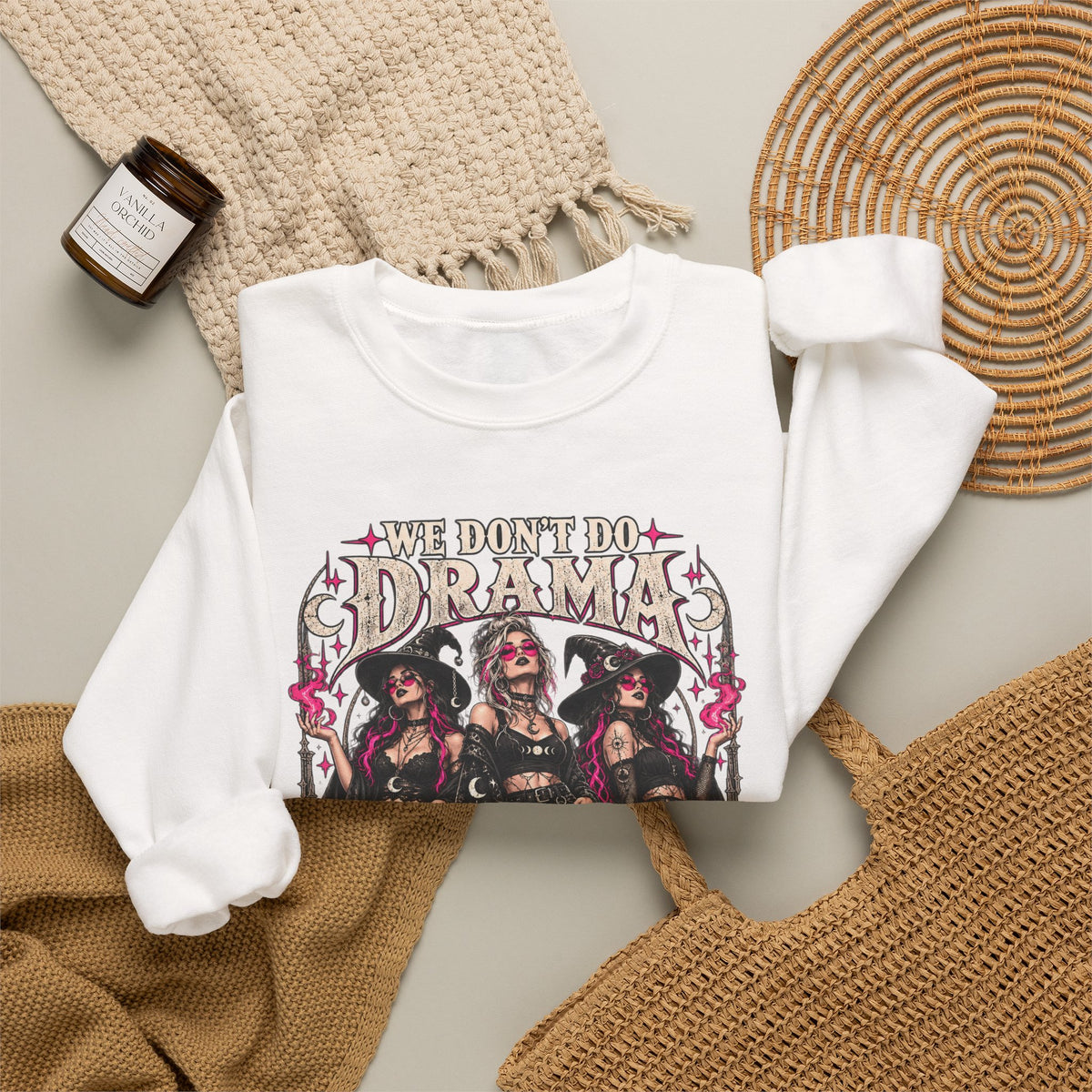 We Don't Do Drama We Do Spells Witch Gildan 18000 Sweatshirt