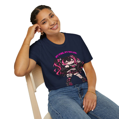 My Vibe, My Rules Anime Chibi Graphic Tee
