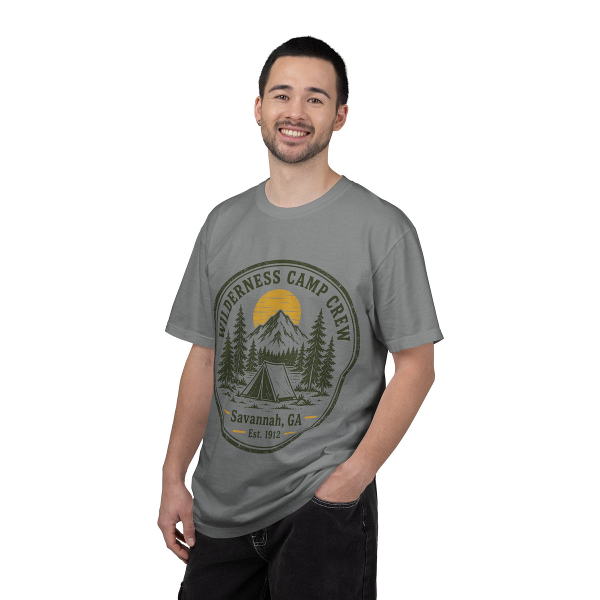 Wilderness Camp Crew Savannah GA Comfort Colors Tee