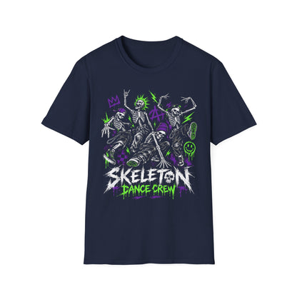 90s Skateboarding Skeleton Dance Crew T-Shirt