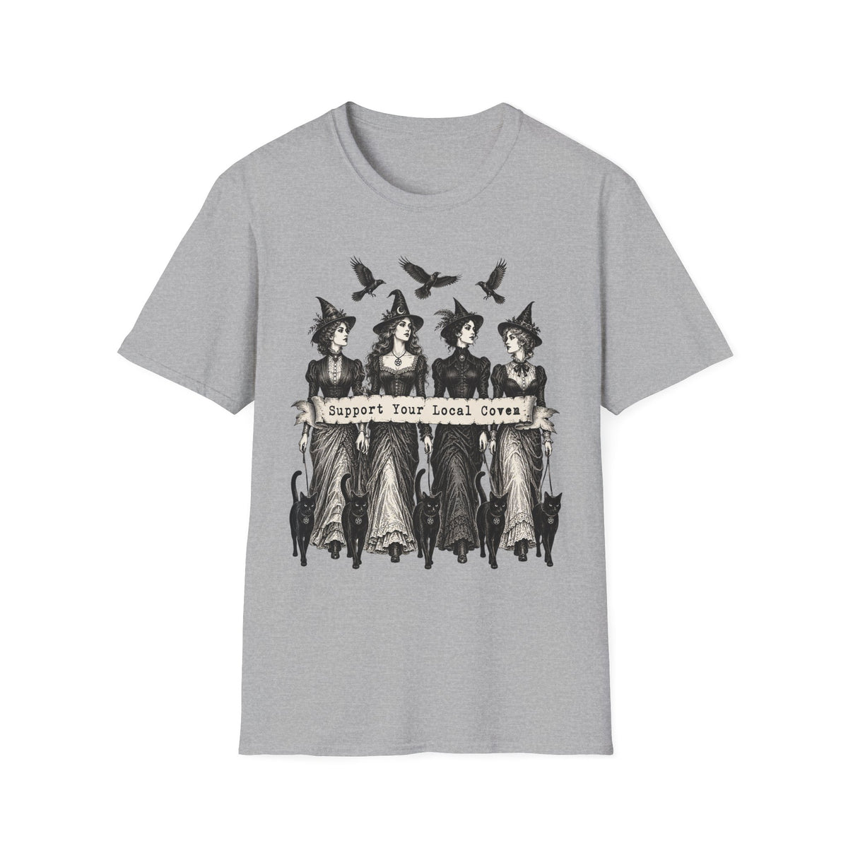 Support Your Local Coven Feminist Witch T-Shirt