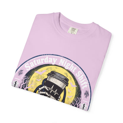 Saturday Night Shift Halloween 2026 Comfort Colors Tee
