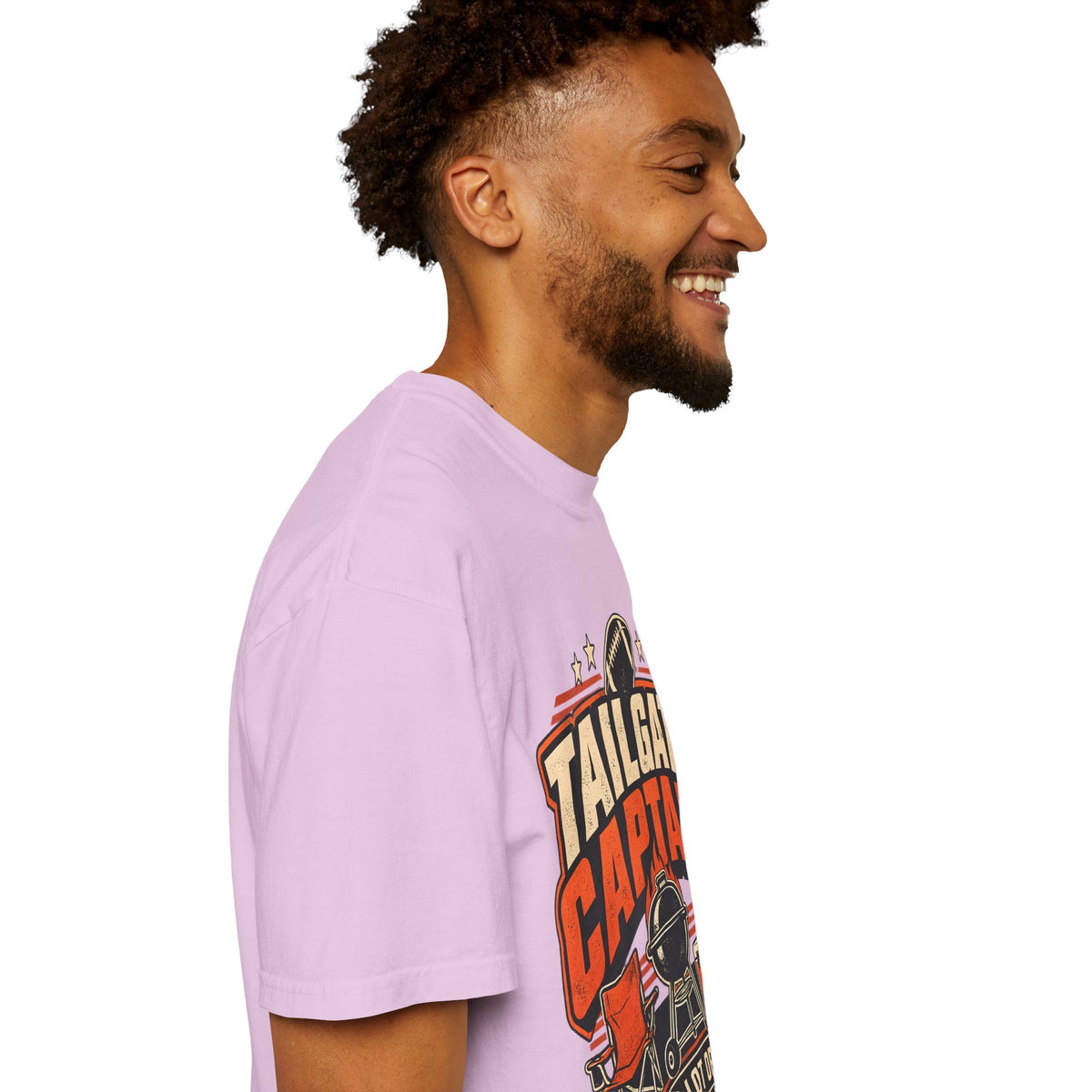 Tailgate Captain Football Game Day Comfort Colors T-Shirt