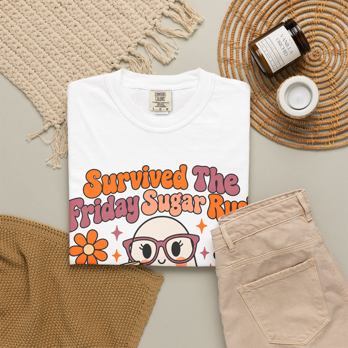 Friday Sugar Rush Halloween 2026 Comfort Colors Tee
