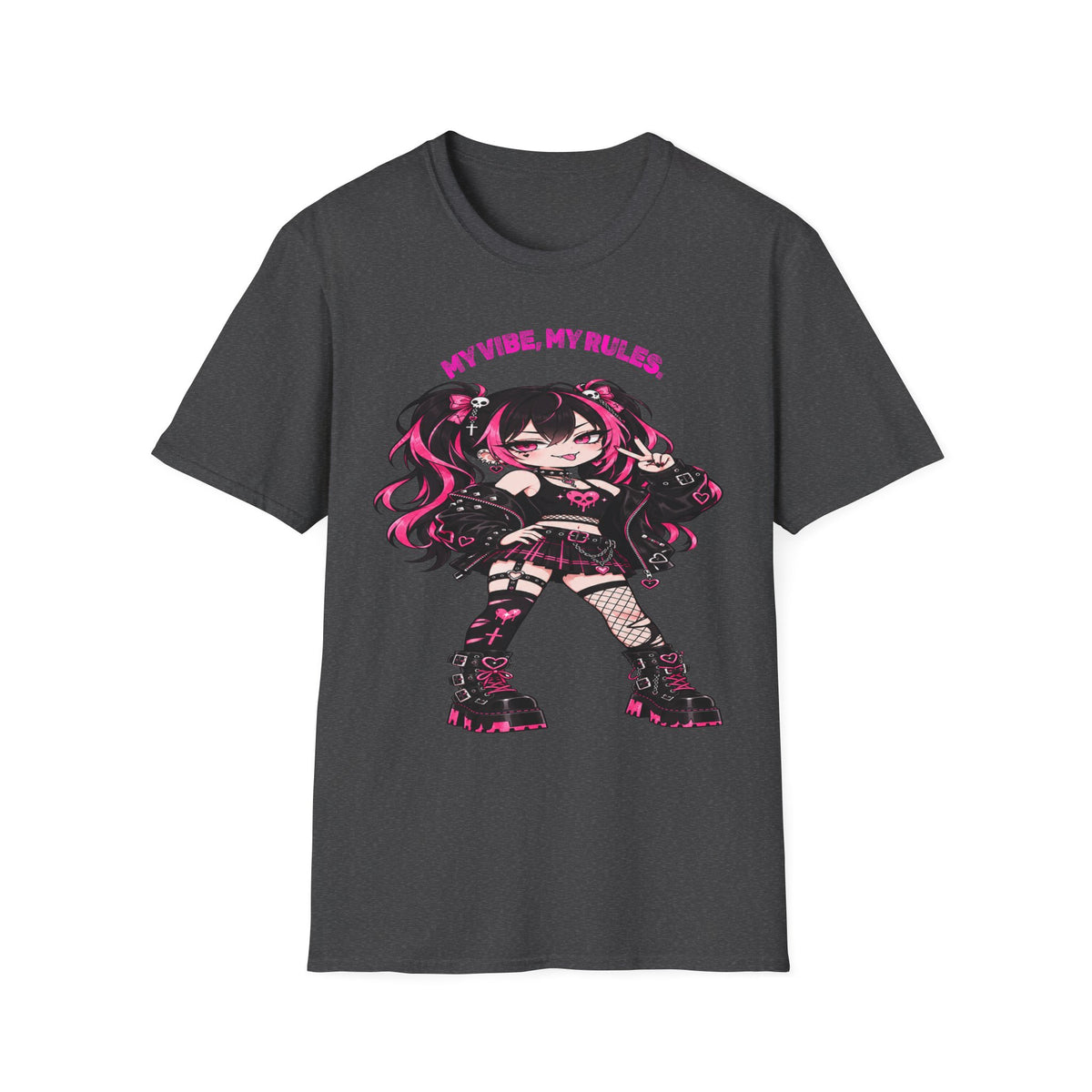 My Vibe, My Rules Anime Chibi Graphic Tee