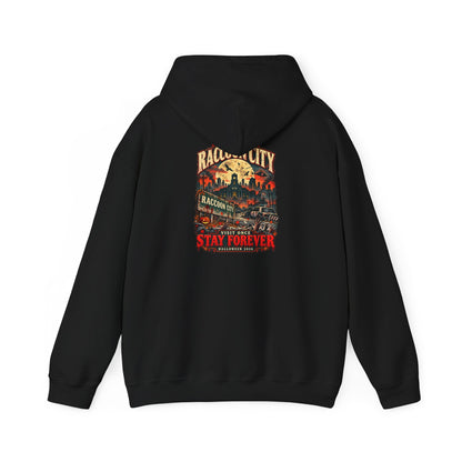 Welcome to Raccoon City Halloween 2026 Gildan 18500 Hoodie