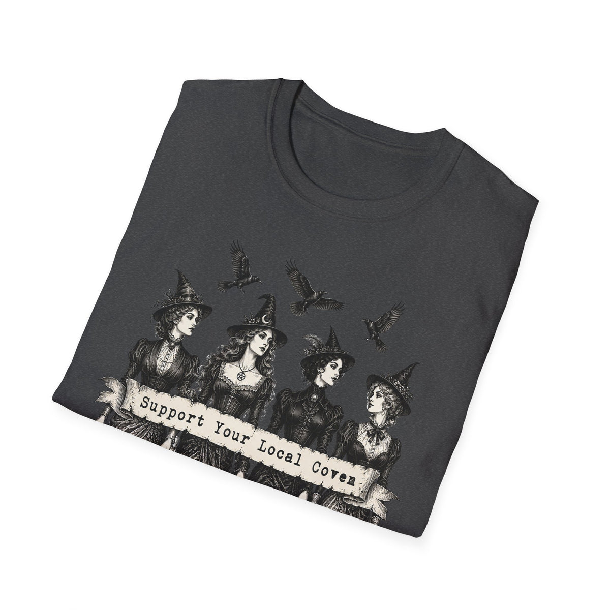 Support Your Local Coven Feminist Witch T-Shirt
