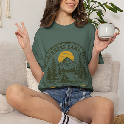 Wilderness Camp Crew Savannah GA Comfort Colors Tee