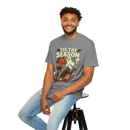 Tis the Season Spooky Halloween Comfort Colors Graphic Tee