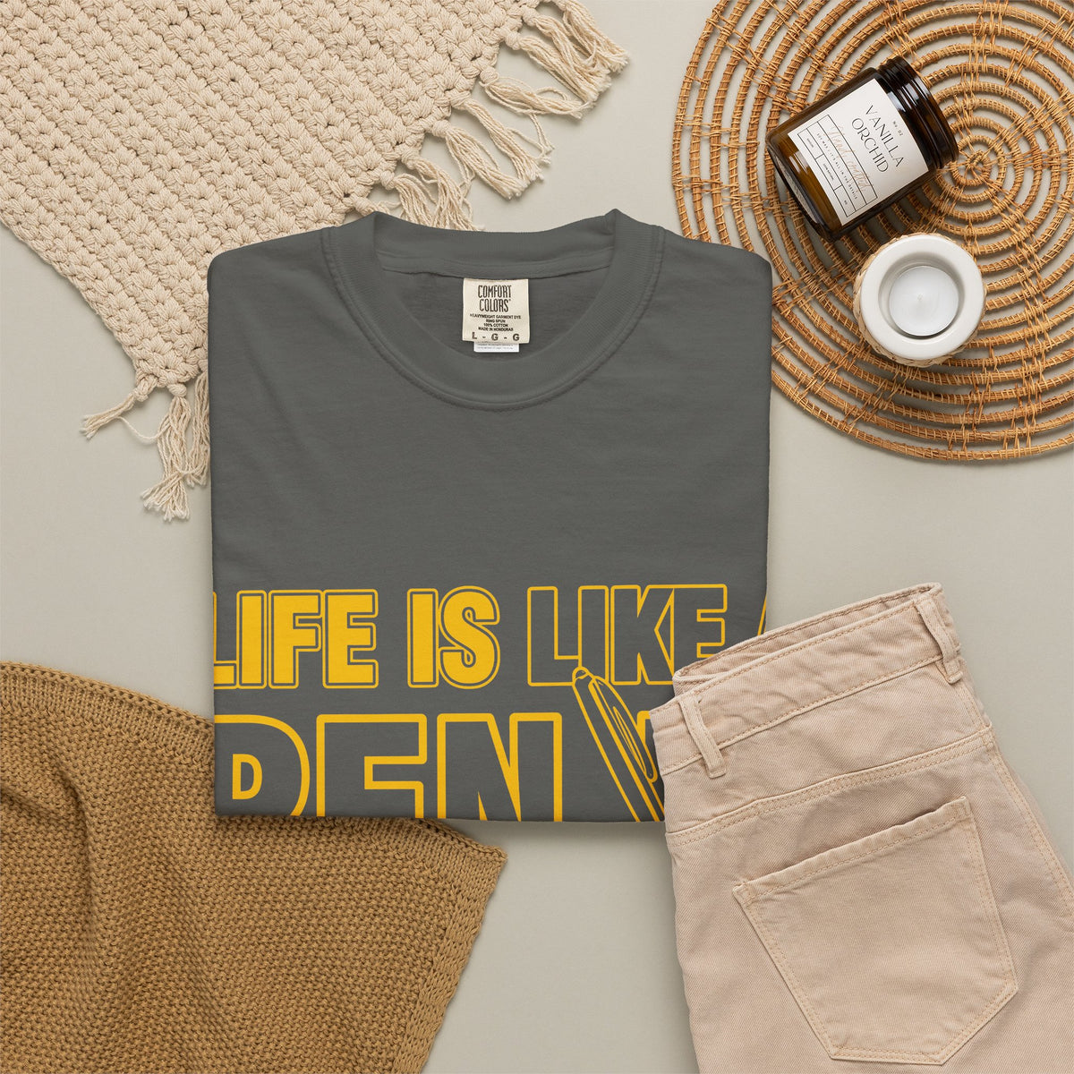 Life Is Like a Penis Adult Humor Comfort Colors T-Shirt