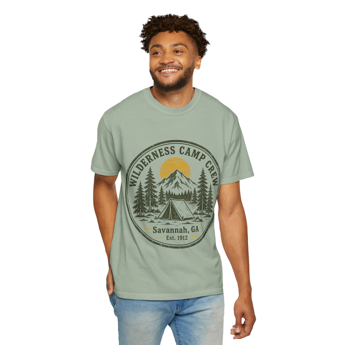 Wilderness Camp Crew Savannah GA Comfort Colors Tee