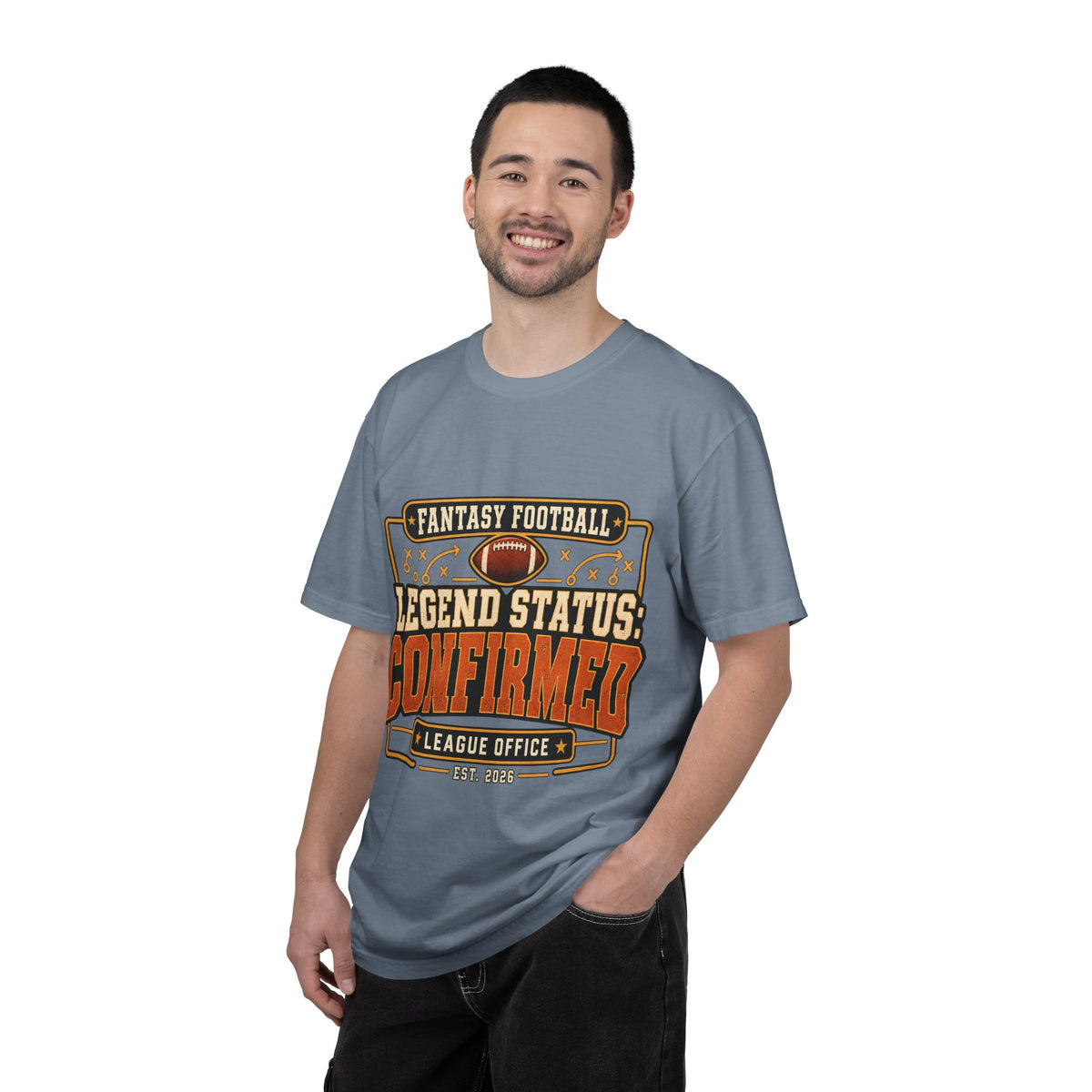 Fantasy Football Legend Status Confirmed Comfort Colors Tee