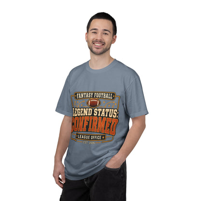 Fantasy Football Legend Status Confirmed Comfort Colors Tee