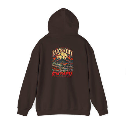 Welcome to Raccoon City Halloween 2026 Gildan 18500 Hoodie