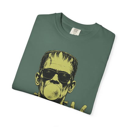 Frankenstein Bubblegum Peace Sign Comfort Colors T-Shirt