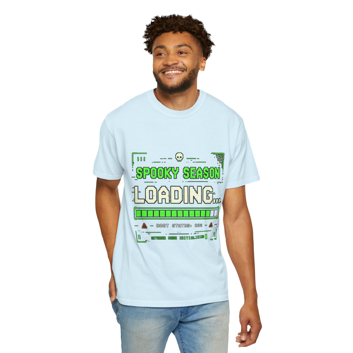 Spooky Season Loading Gamer Halloween Comfort Colors Tee