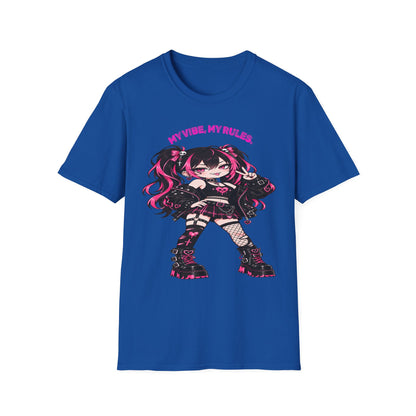 My Vibe, My Rules Anime Chibi Graphic Tee
