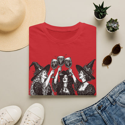Coven Meeting Witch Wine T-Shirt