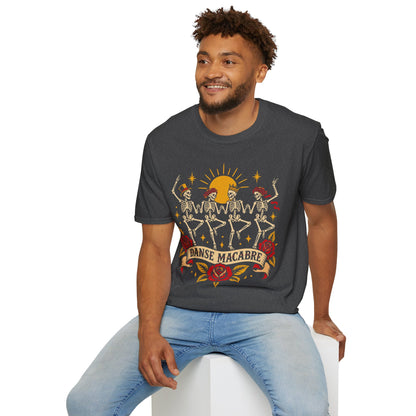American Traditional Tattoo Skeleton Dance Shirt