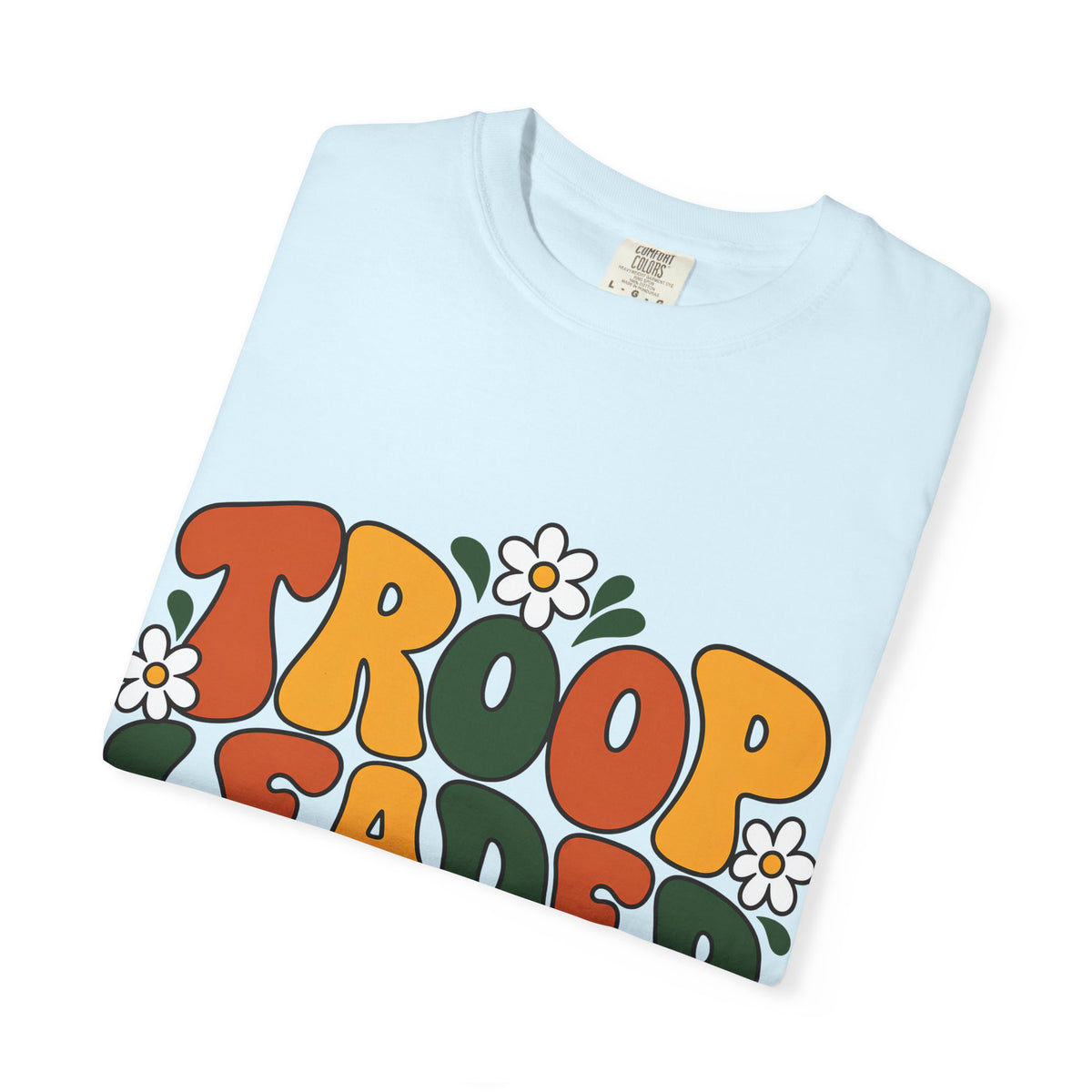 Troop Leader Coffee Campfires Chaos Comfort Colors Tee