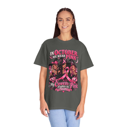 In October We Wear Pink My Coven Fights in Pink Tee
