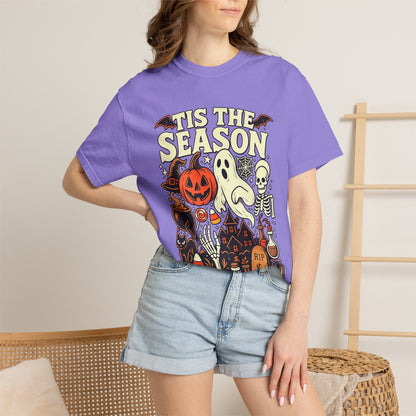 Tis the Season Spooky Halloween Comfort Colors Graphic Tee
