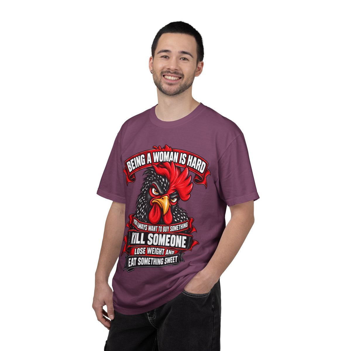 Being a Woman Is Hard Funny Comfort Colors T-Shirt