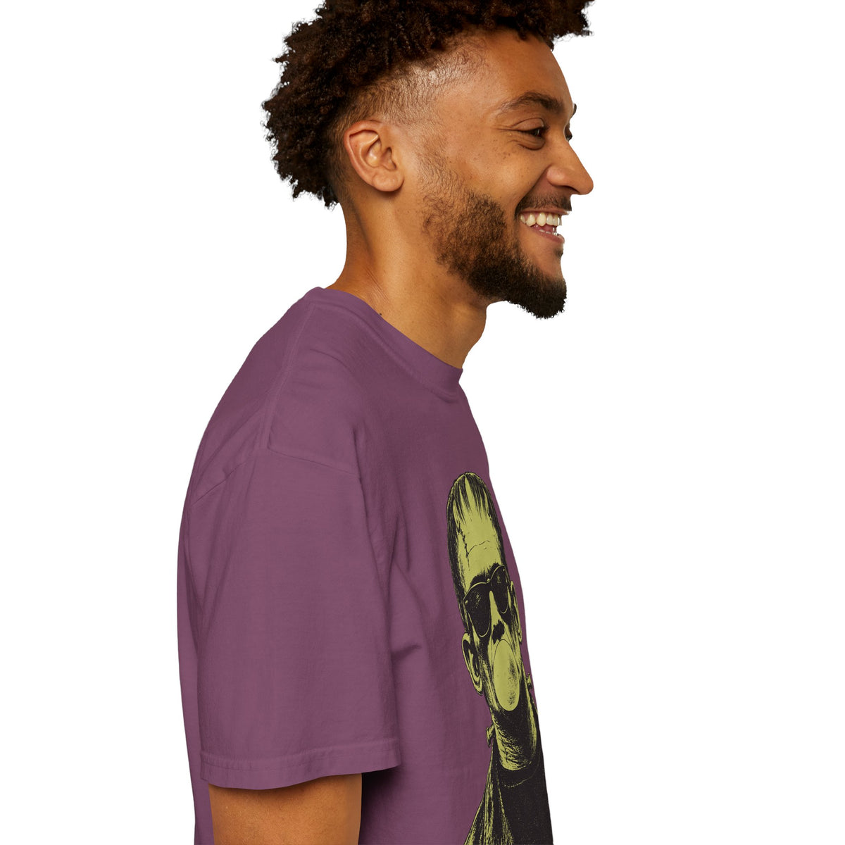 Frankenstein Bubblegum Peace Sign Comfort Colors T-Shirt