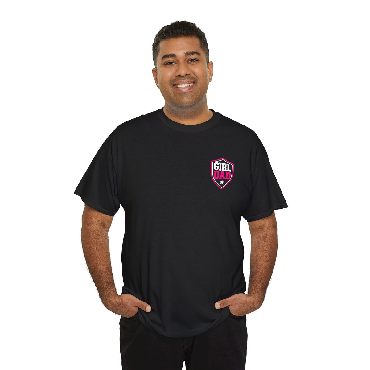 Girl Dad I Raise Strong Girls Graphic Tee