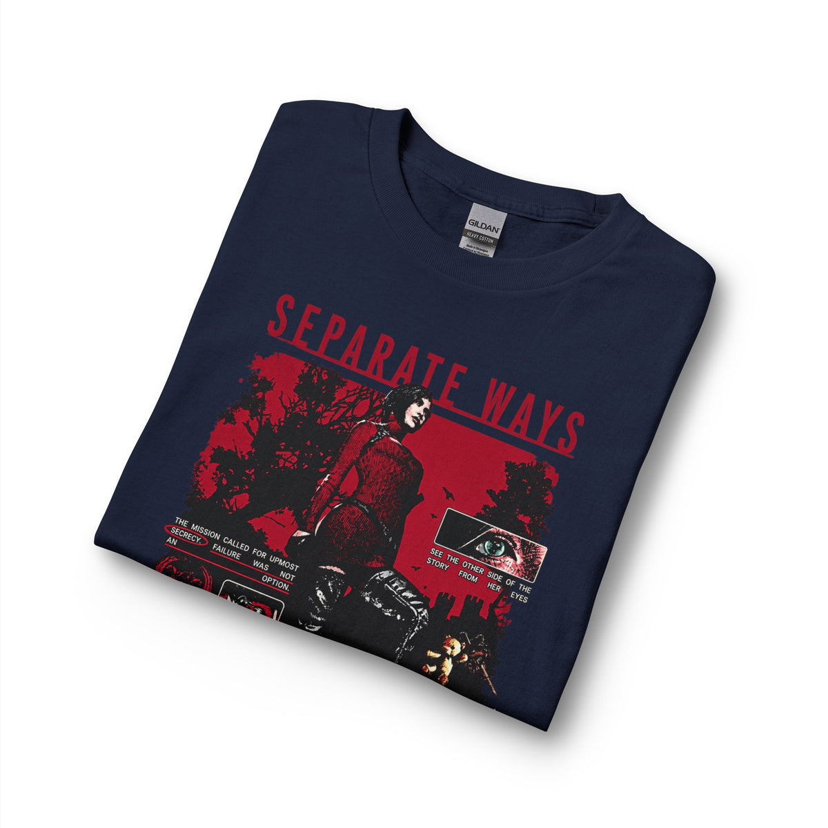 Separate Ways Survival Horror Gildan Heavy Cotton Long Sleeve Tee