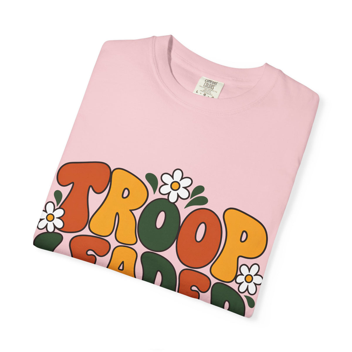 Troop Leader Coffee Campfires Chaos Comfort Colors Tee