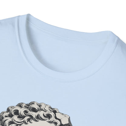 Memento Mori Embrace The Fall Shirt – Stoic Skull Statue Autumn Tee