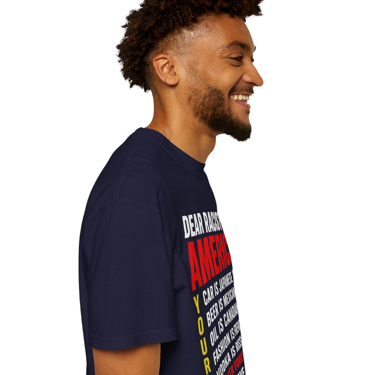 Dear Racists in America Anti-Racism Comfort Colors Tee
