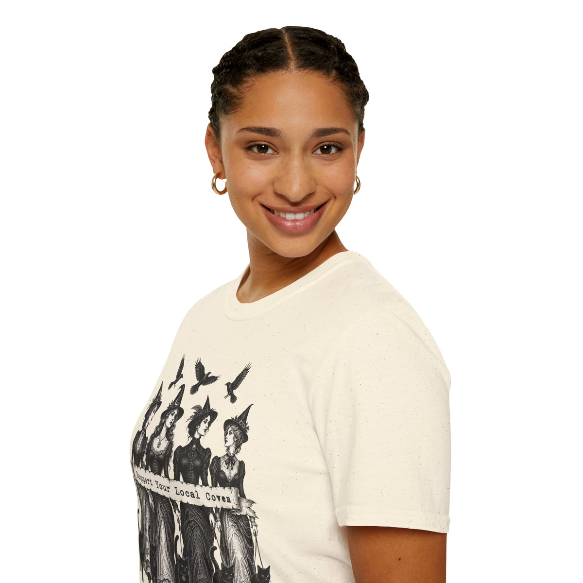 Support Your Local Coven Feminist Witch T-Shirt