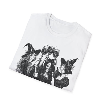 Coven Meeting Witch Wine T-Shirt
