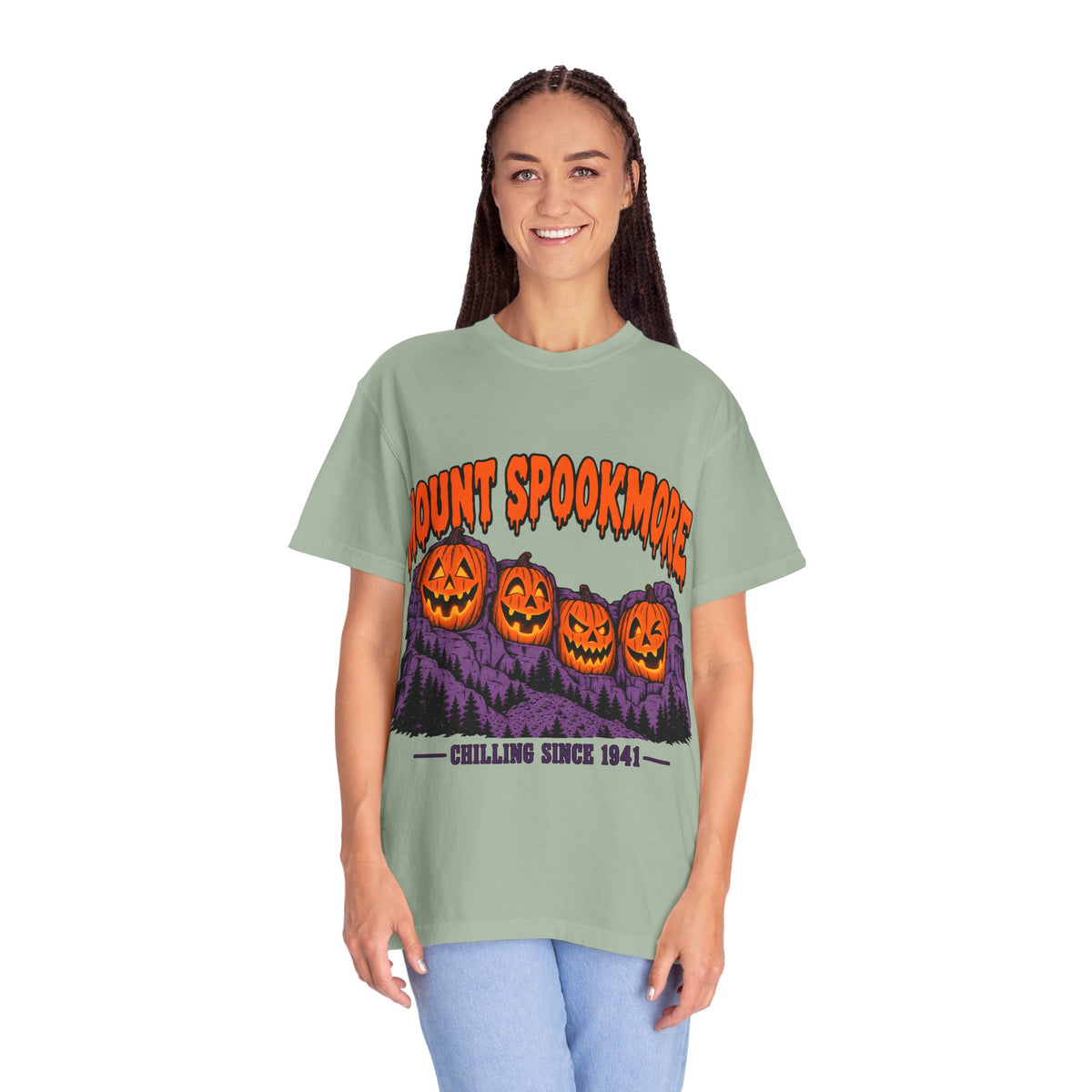 Mount Spookmore Halloween Comfort Colors T-Shirt