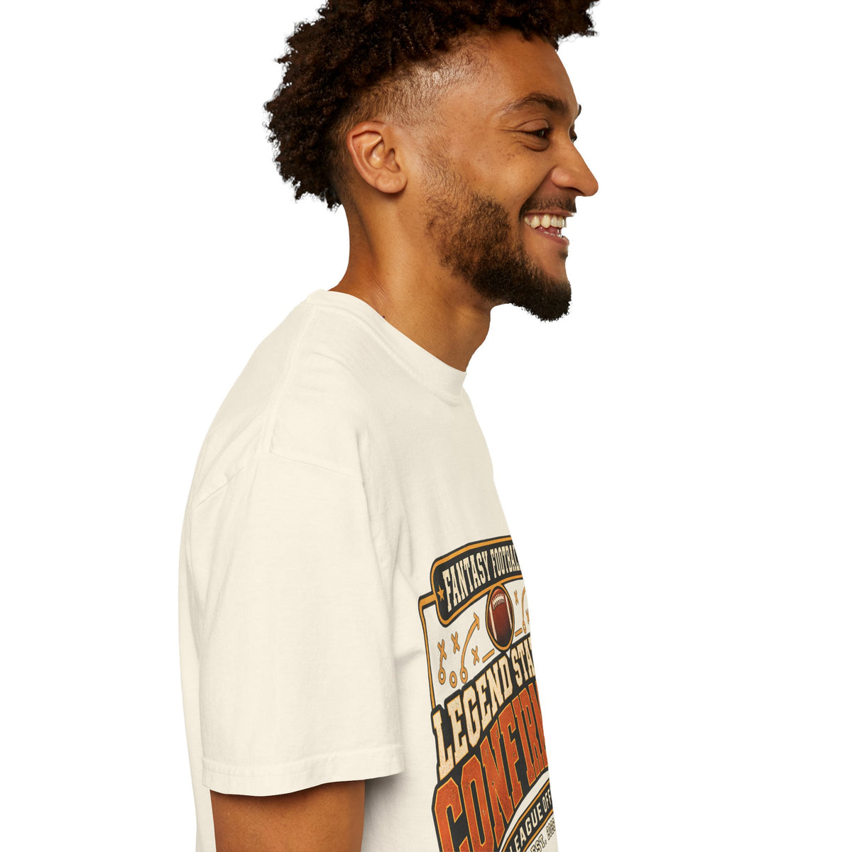 Fantasy Football Legend Status Confirmed Comfort Colors Tee