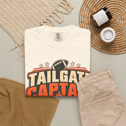 Tailgate Captain Football Game Day Comfort Colors T-Shirt