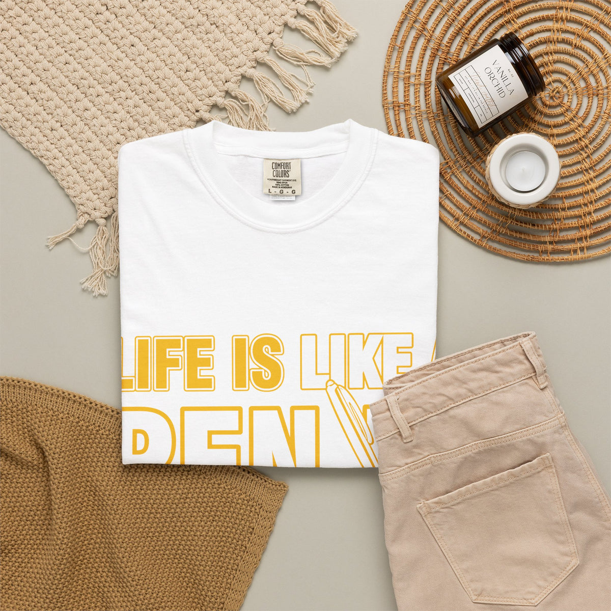 Life Is Like a Penis Adult Humor Comfort Colors T-Shirt