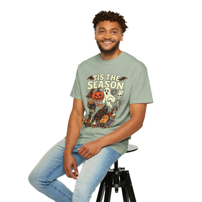 Tis the Season Spooky Halloween Comfort Colors Graphic Tee