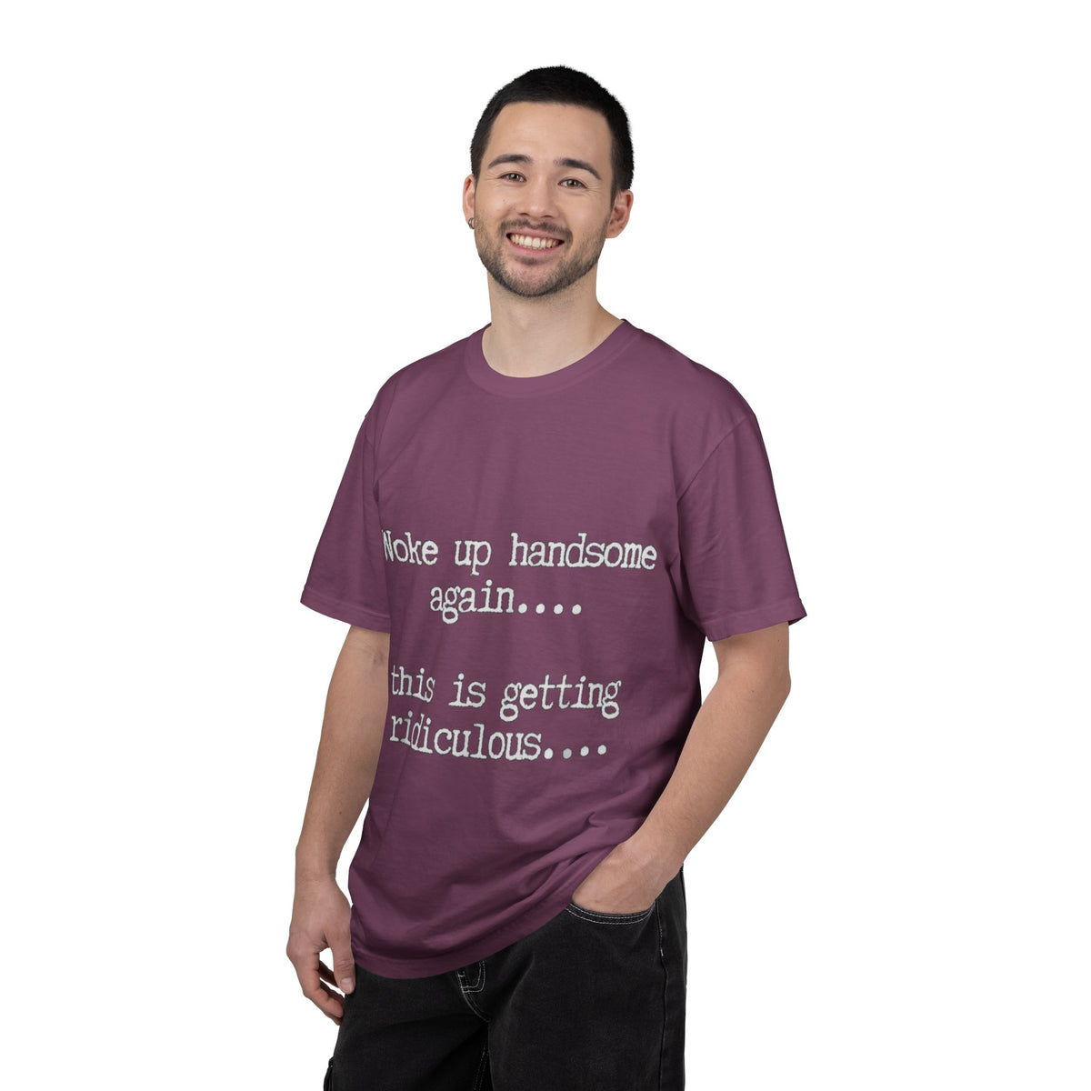 Woke Up Handsome Again Funny Comfort Colors T-Shirt
