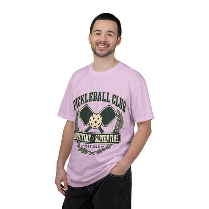 Pickleball Club Court Time Over Screen Time Comfort Colors Tee