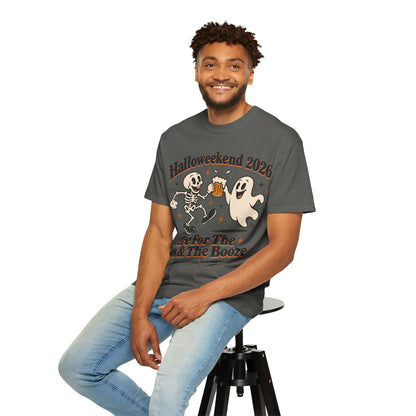Halloweekend 2026 Boos & Booze Comfort Colors Tee