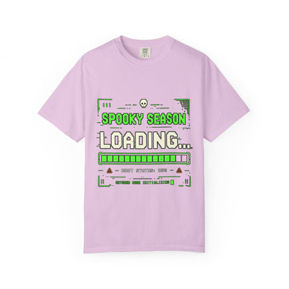 Spooky Season Loading Gamer Halloween Comfort Colors Tee