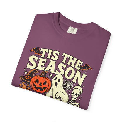 Tis the Season Spooky Halloween Comfort Colors Graphic Tee