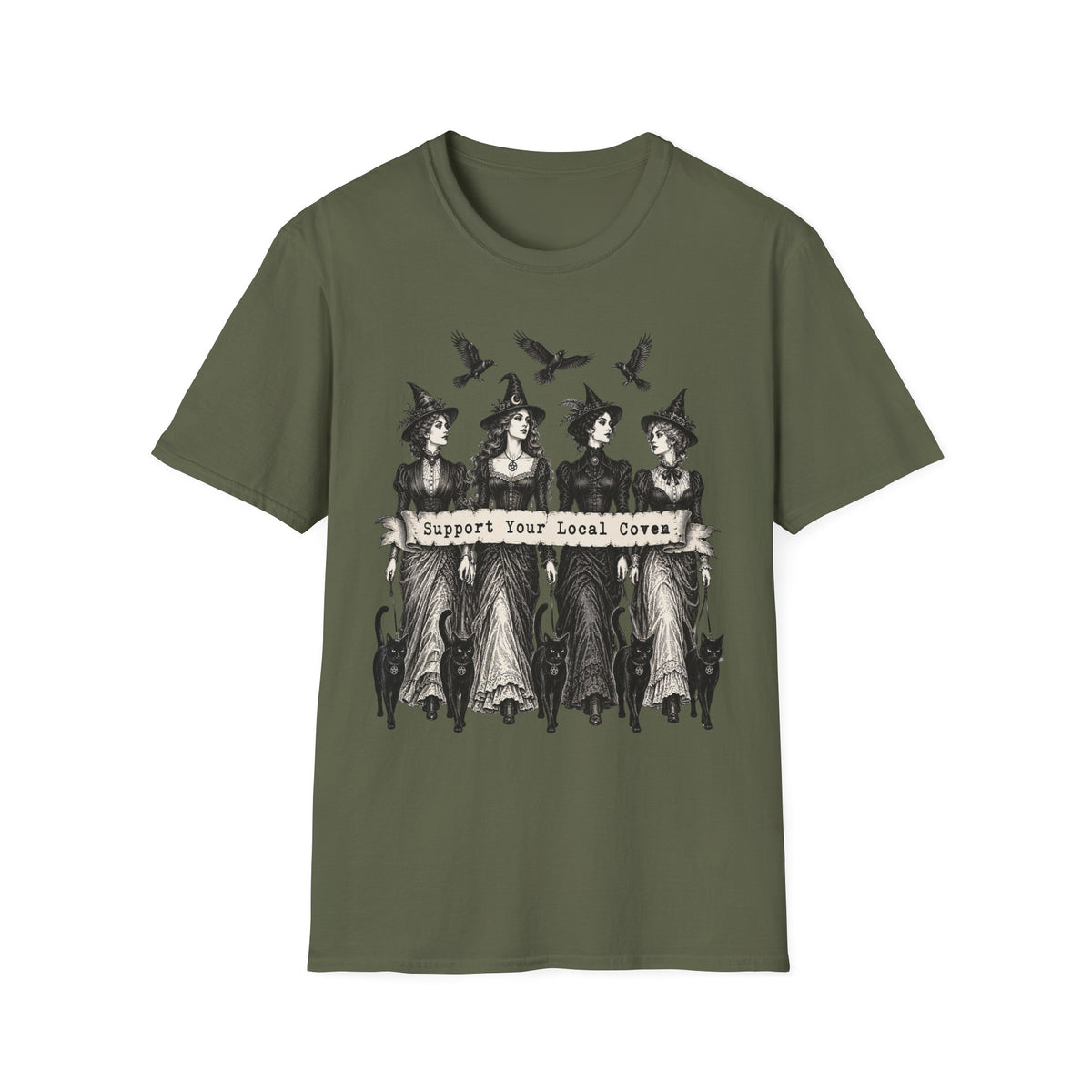 Support Your Local Coven Feminist Witch T-Shirt