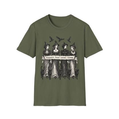 Support Your Local Coven Feminist Witch T-Shirt