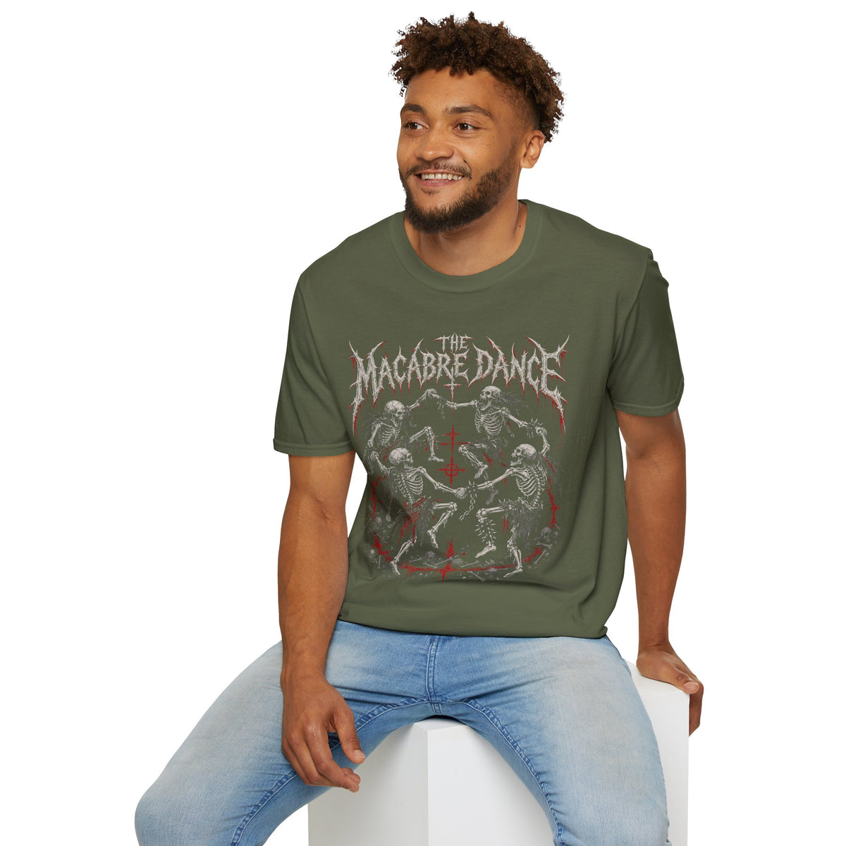 Brutal Metal Mosh Pit Skeletons T-Shirt